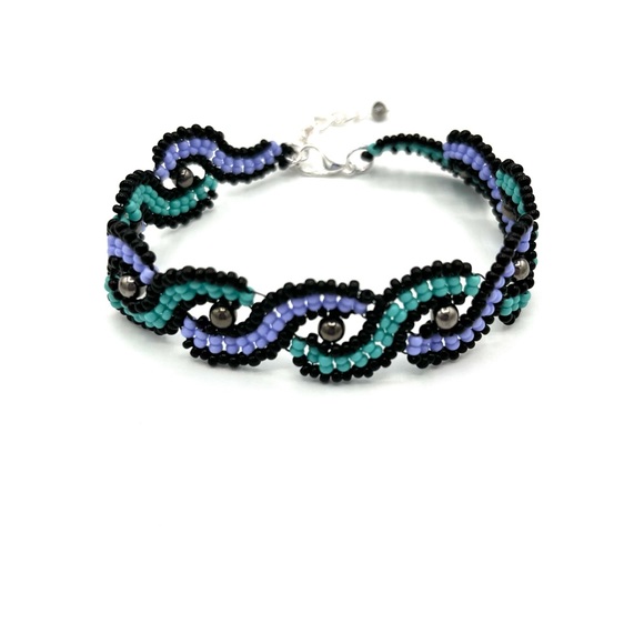 Hand Crafted Jewelry - Ocean Waves Bracelet